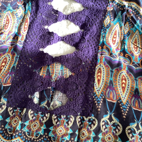 Two Nick & Mo Multicolor Bohemian Tunics - Picture 14 of 16